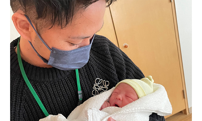 育休中の男性社員